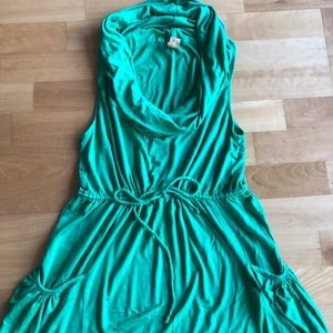 Frenzii cowl neck top with drawstring waist size M